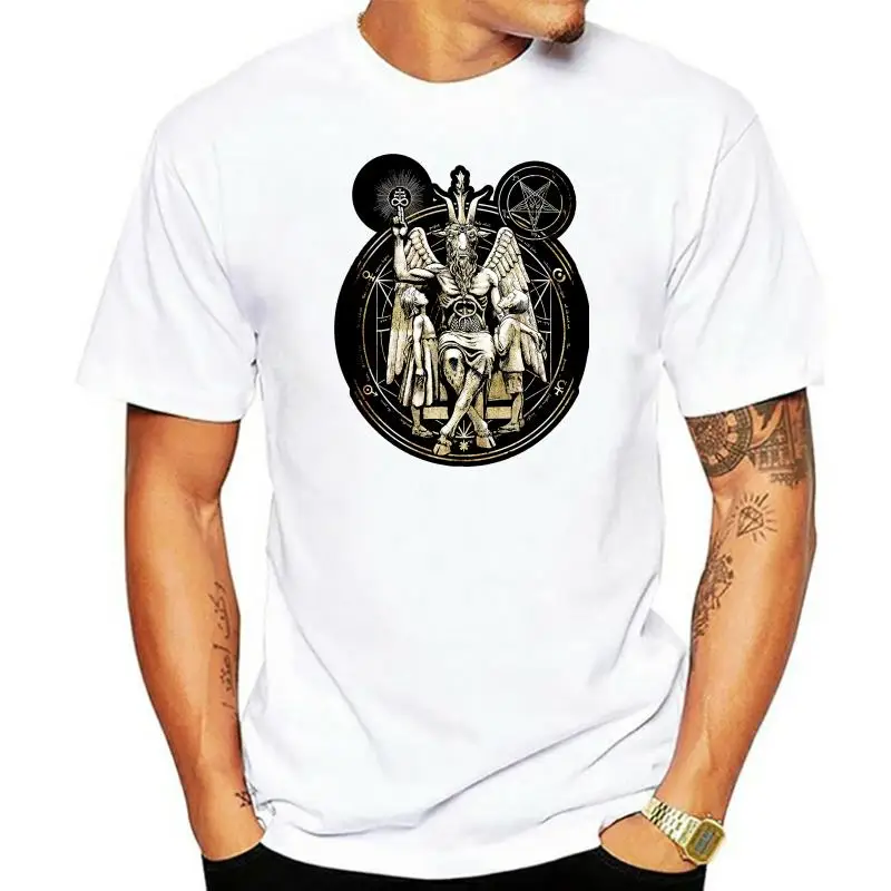 

t shirt Baphomet Satanic Men's Cotton Casual T-Shirt