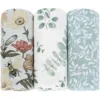 Bamboo Muslin Swaddle Blanket Baby Blankets Newborn Printed Soft Cotton New Born Infant Receiving Wrap 1