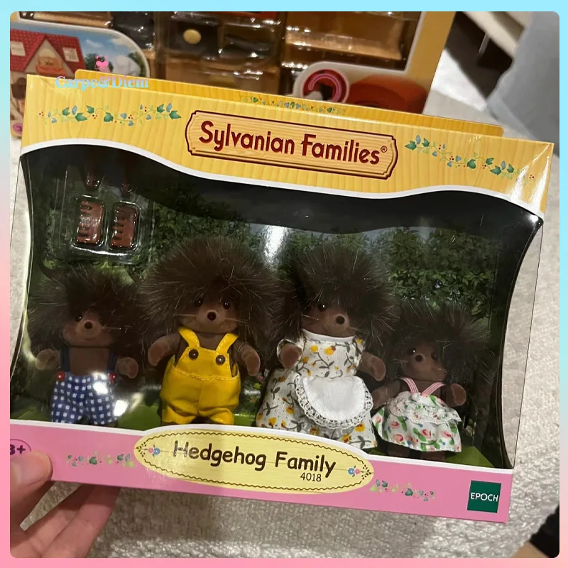 Sylvanian Family Hedgehog Family Series Baby Doll Pretend Play Ternurines Sylvanian Families Room Ornament Toy Birthday Gift 2
