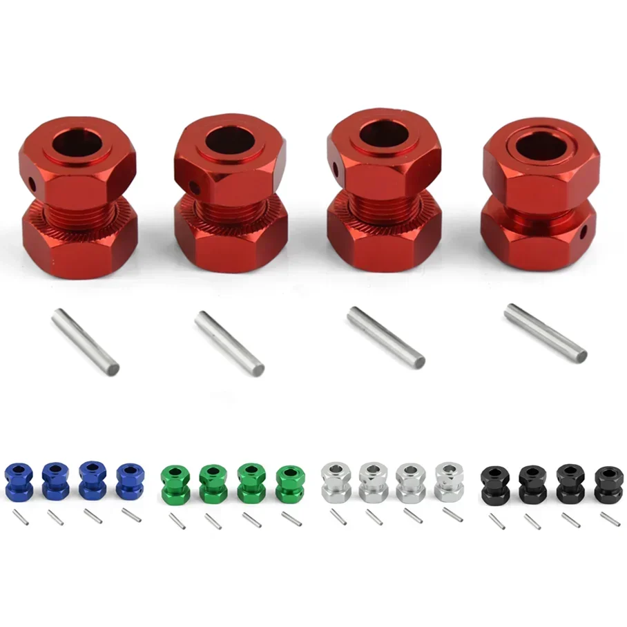 

PigRC KKRC 4 шт. металлический удлиненный адаптер для шестигранного колеса для 1/10 Arrma Kraton Outcast Запчасти для модификации радиоуправляемых автомобилей аксессуары