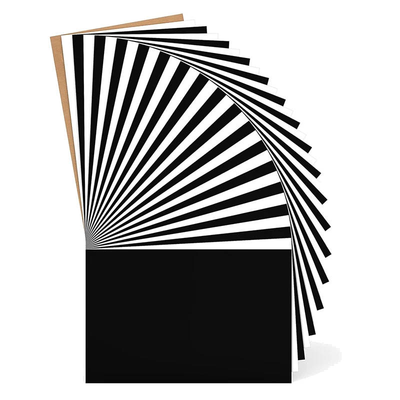 

33 Piece HTV Heat Transfer Vinyl Bundle White And Black Heat Transfer Vinyl T-Shirt 12X10inch
