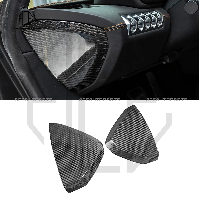 

Боковая крышка для салона приборной панели из сухого углеродного волокна подходит для Lamborghini пуэртадора LP700 LP750 SVJ 2011-2019 автомобильные аксессуары