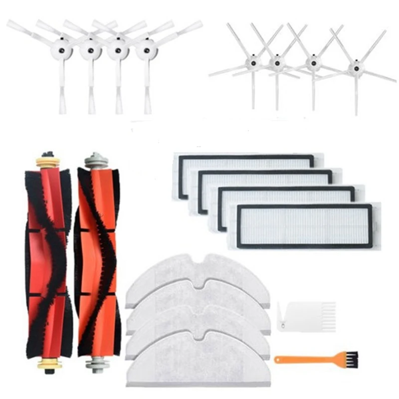 

For Roborock S6 MAXV S6 PURE S6 S5 MAX S5 S4 E4 E35 E2 For Xiaomi Mijia 1/1S Robot Vacuum Cleaner Accessories Parts Kits