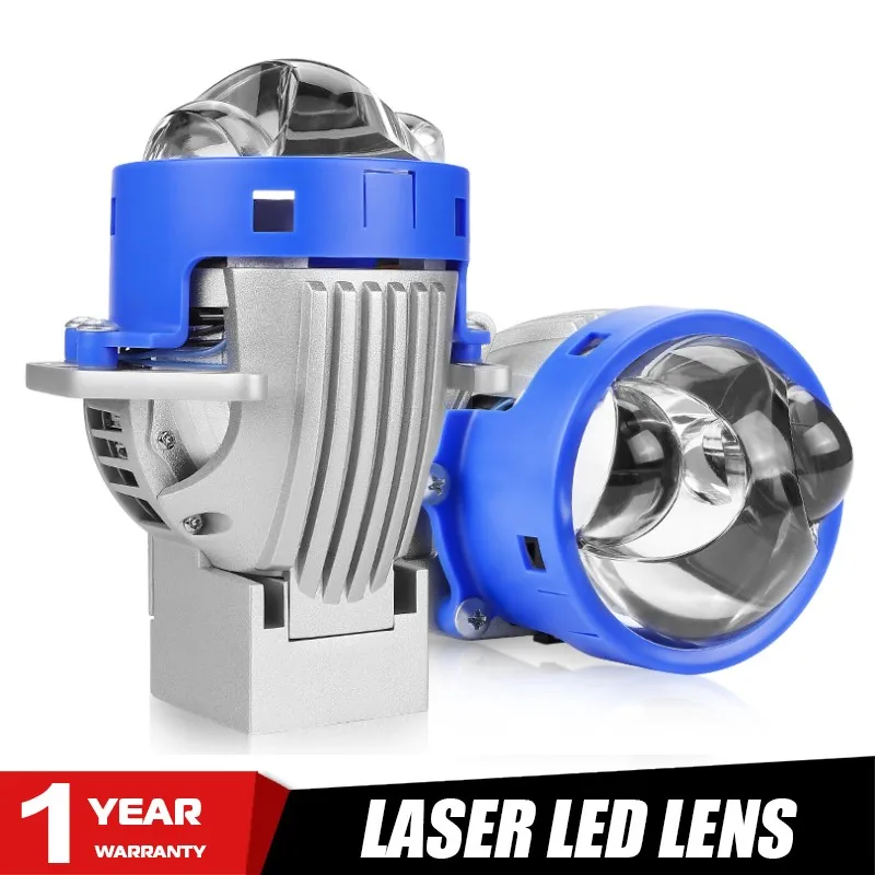 

150W Bi Led Projector Lens Headlight 12V Hi Low Beam Laser Light Spot Beam Left Hand Driver For Hella 3R G5 Hyperboloid HD Glass