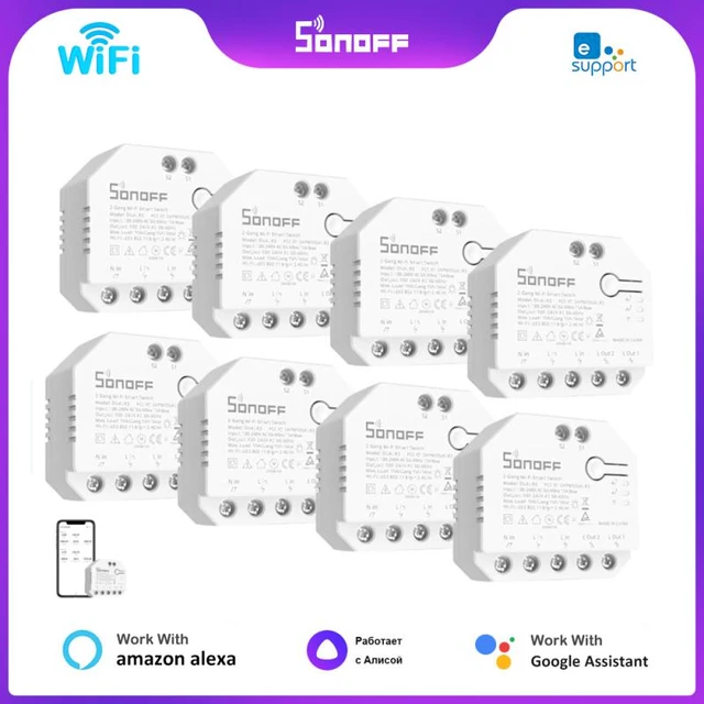 Sonoff Dual R3 Lite Switch con medición de energía wifi