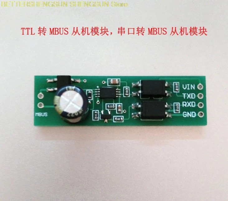 

TTL to MBUS, serial port to MBUS slave module, instead of TSS721A, signal isolation!