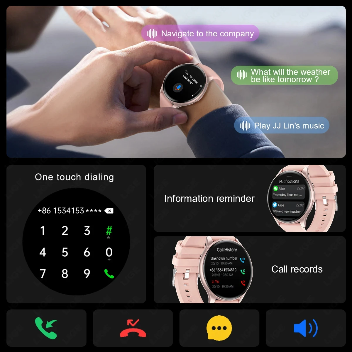 AMOLED Ʈ ġ  Ʈ ġ,  ȭ,  , IP68 , NFC ƮϽ , 1.43 ġ, 466x466 HD