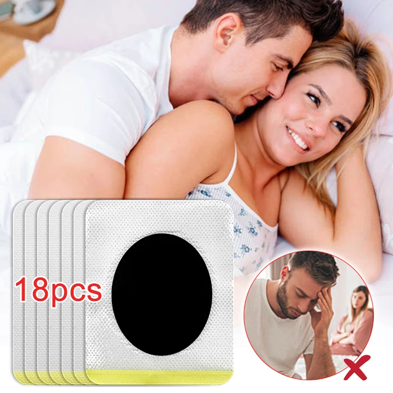 18pcs=3bags Men's Strong Kidney Patch Extend Sex Time Penis Harder & Durable Enhance Your Confidence Male Delayed Patches A1816
