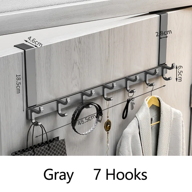Gray 7 Hooks