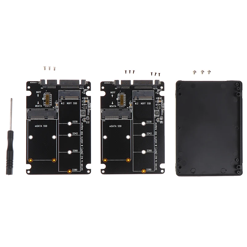 NGFF to SATA 3 외장 HDD 인클로저, MSATA SSD 어댑터, M.2 SATA 프로토콜 어댑터 보드