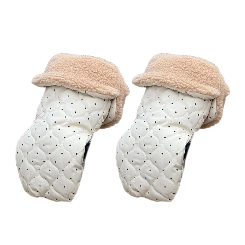 

Stroller Fleece Hand Muff Pram Hand Muff Waterproof Pushchair Gloves Hand Warmer Anti-Freeze Thick Warm Winter Gloves