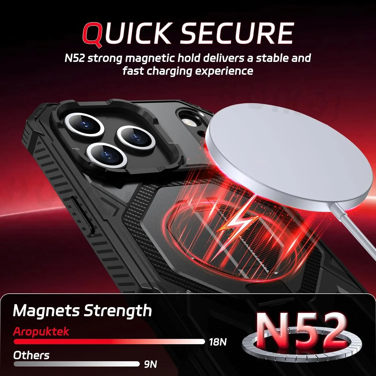 Magnetic Military-Grade Shockproof Protective Case