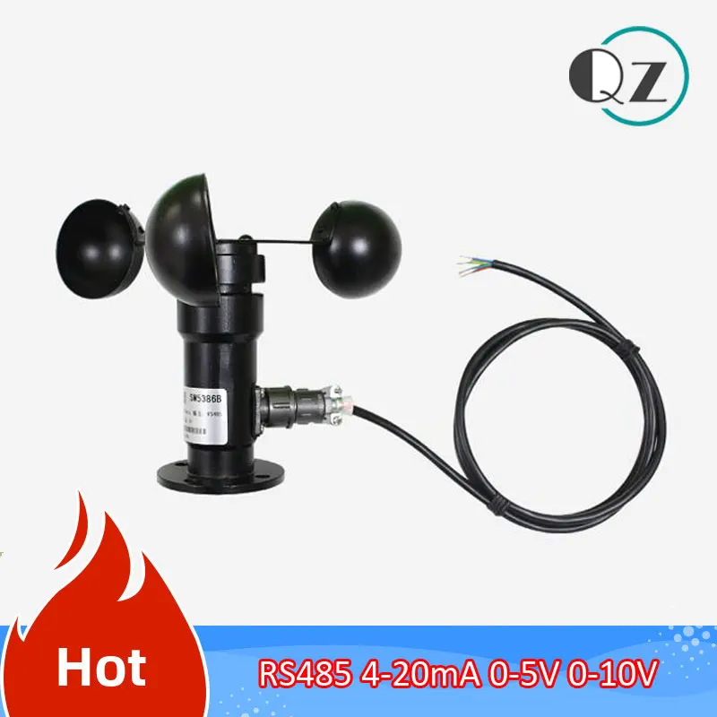 Aluminum alloy anemometer sensor Small weather station pulse anemometer