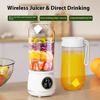 1 USB rechargeable electric stick juice cup | Portable multifunctional blender suitable for fresh fruits 1