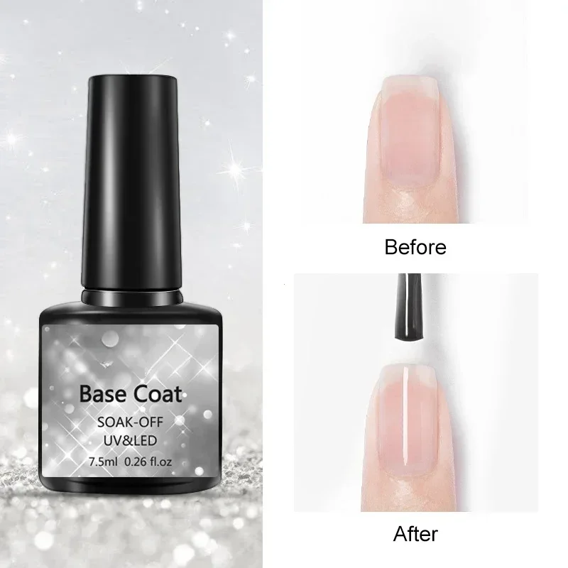 3pcs 15ml Acrylic No-Acid Primer Nail Art Set with Base Coat & Top Coat Soak off Gel Nail Polish Kit for Design