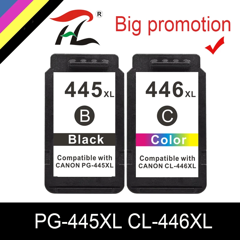 

Compatible Ink Cartridge PG-445 PG445 CL-446 XL for Canon PG 445 CL446 for Canon PIXMA MX494 MG2440 MG2940 MG2540 MG2540S IP2840