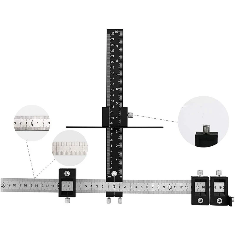 

1 PCS Cabinet Door Handle Punching Locator Woodworking Tools Cabinet Hardware Fixture Tools Multifunctional Furniture