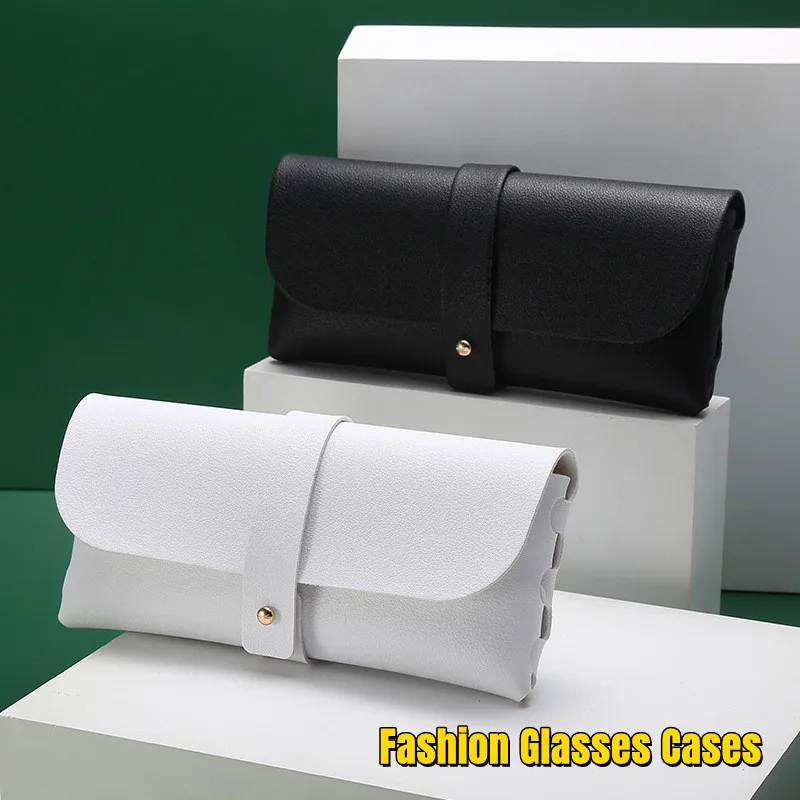 

Soft Leather Glasses Case Men Women Outdoor Glasses Bag Fashion Portable Galsses Box Bag Sunglasses Boxes Accessories