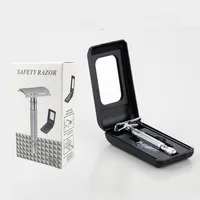 Classic Manual Shaver Double Edge Safety Razor for Men's Shaving and Women's Hair Removal Tool With 1 Shaving Blade And Case 2