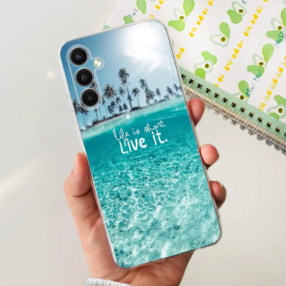 Marble Butterfly Soft Silicon Phone Case for Samsung Galaxy A24 4G