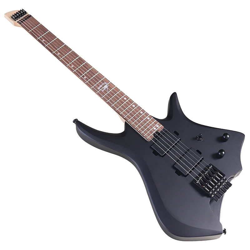 Mini Guitar 6 String Headless Electric Guitar 30 Inch Solid Paulownia Wood Body Headless Maple Neck headless electric guitar