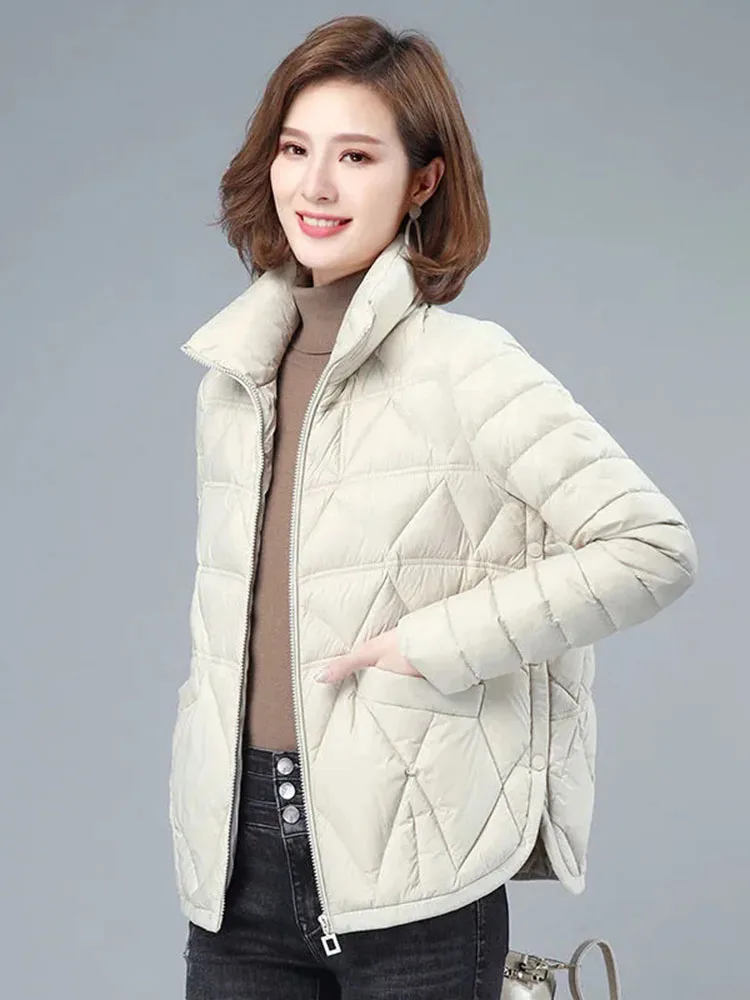 ● ●W SHORT LENGTH STAND COLLAR PUFFER DOWN 人気 Stand Collar Puffer Jacket – 福寿外貌