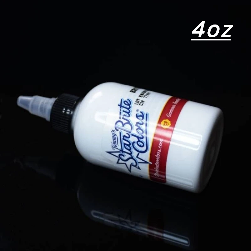 1oz/2oz/4oz Tattoo Color Fashion Fluorescent White Natural Plants Easy To Color Semi-permanent Makeup Pigments Body Art Tools