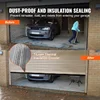 VEVOR Garage Door Seals Bottom Rubber, U Shape +O Ring Garage Door Weather Stripping, Universal Weatherproof Threshold Buffering 4