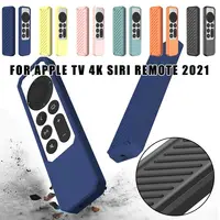 Silicone Remote Protective Shell For Apple TV 4K Siri Remote 2025 Anti-Slip Shockproof Soft Case Cover Remote Protective Case 2