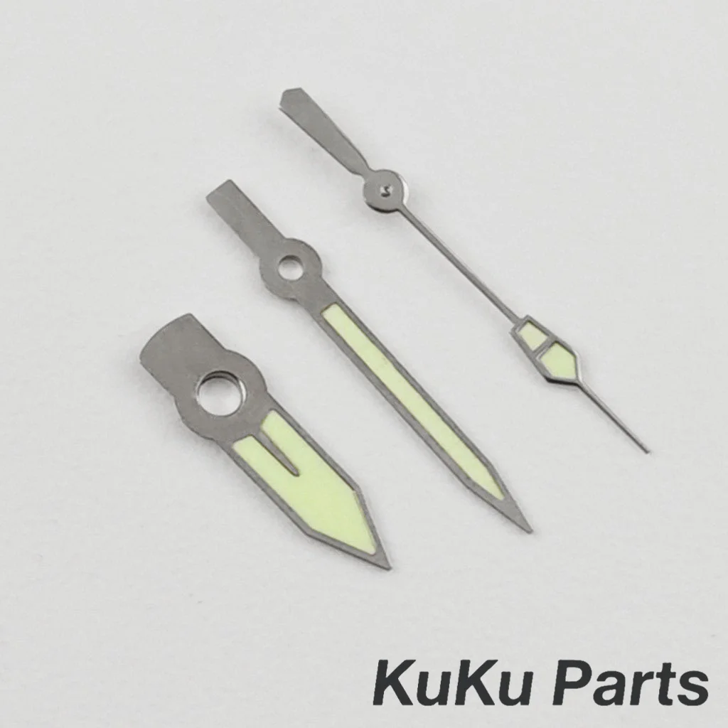 Super Luminous C3 Green Watch Hands with Precision Movement Compatibility