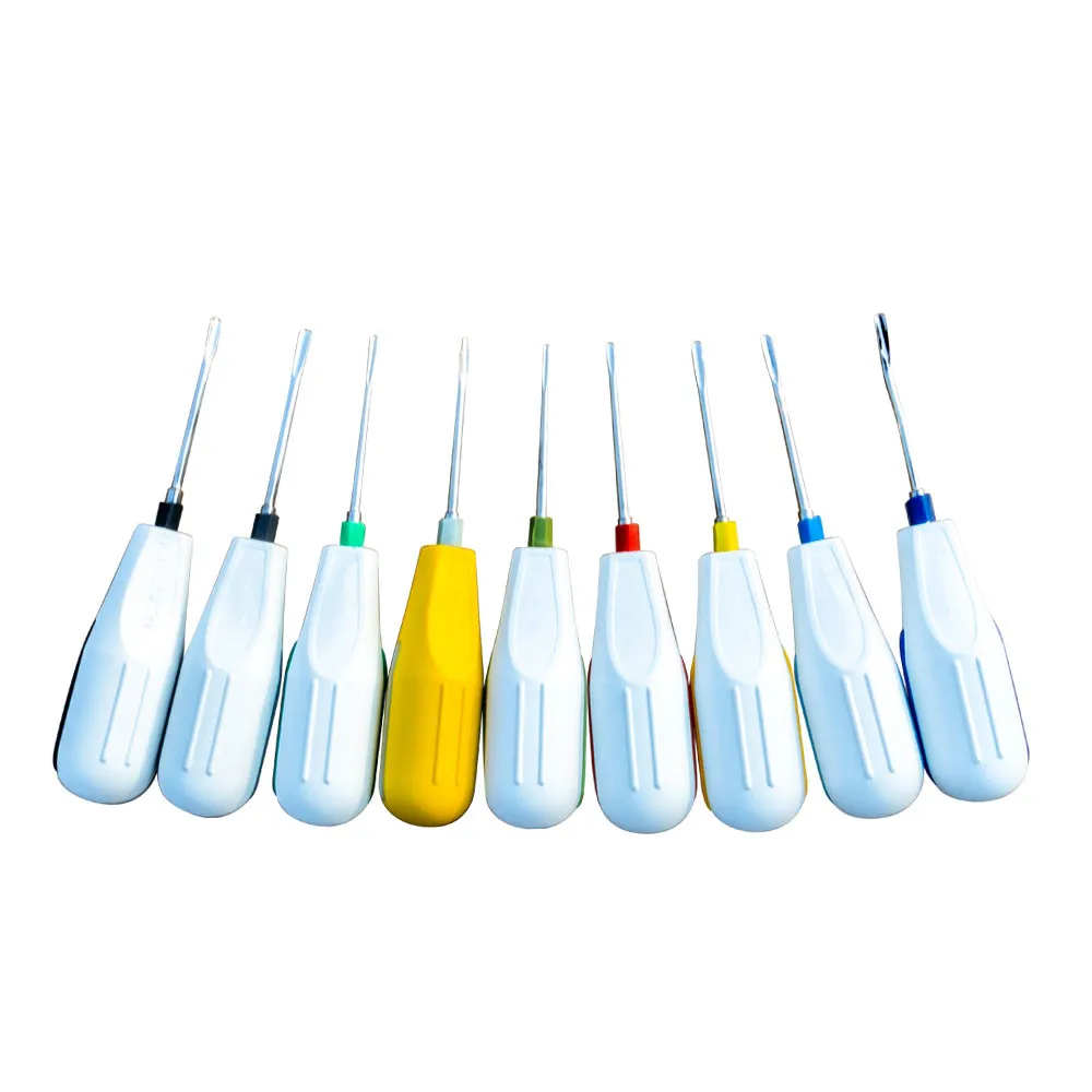 1/9Pc Dental Luxating Aufzug Dental Gebogene Wurzel Aufzug Minimal Invasive Zahn Extrahieren Set Zahnmedizin Chirurgische Instrument – Detail 9