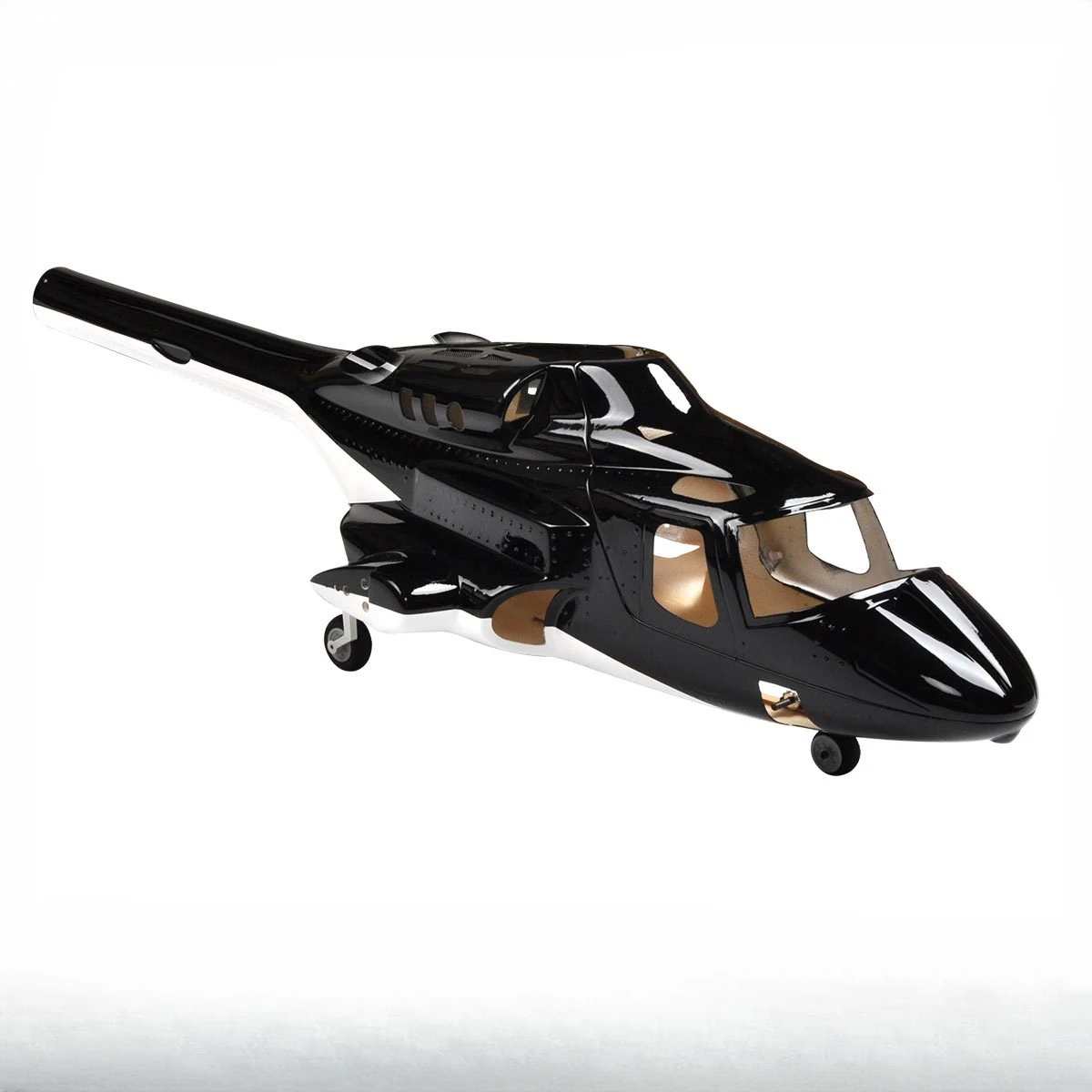 Airwolf rcヘリコプター、450サイズに未塗装、325mmローター
