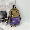 Nylon Solid Portable Backpacks Large Capacity Simple Versatile Color Matching Backpacks for Women 2024 Casual Fashion on Sale 1