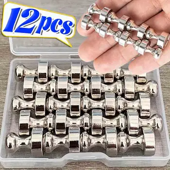 Metal Strong Magnetic Pushpins Neodymium Magnets Whiteboard Fridge Thumbtack Power Magnet Push Pins for Office School