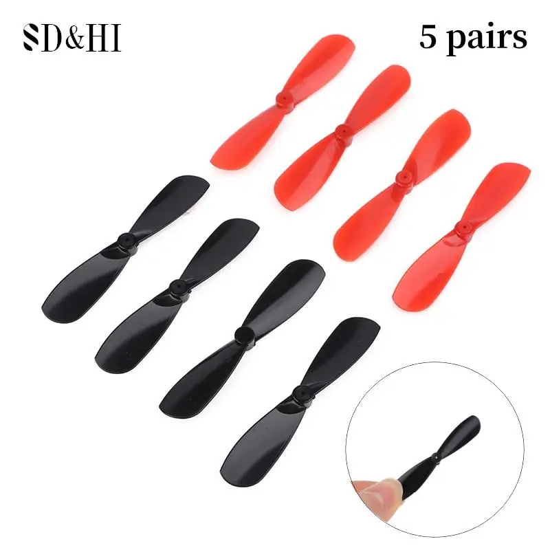 

5 Pairs 46mm CW CCW AB Props Propellers Main Blades fit 716 615 720 Coreless Motor For Airplan Drone Accessories
