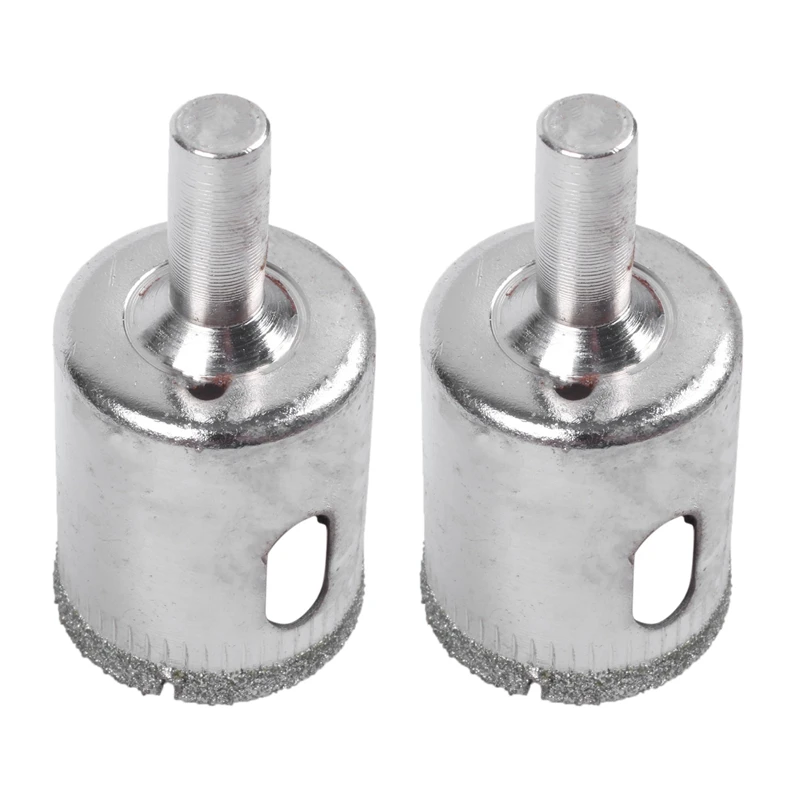 

2Pcs 25Mm Glass Ceramic Tile Hole Saw Drill Bit Cutter