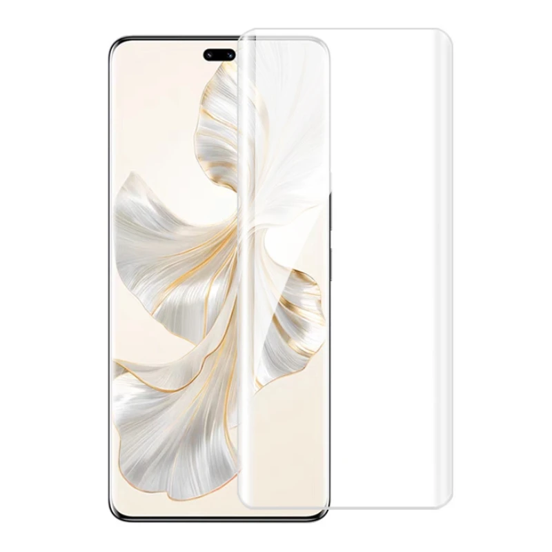 

Изогнутое закаленное УФ-стекло для Honor 100 Pro, полное покрытие, прозрачная защита для конфиденциальности, Защитное стекло для Honor 100Pro, УФ-стекло