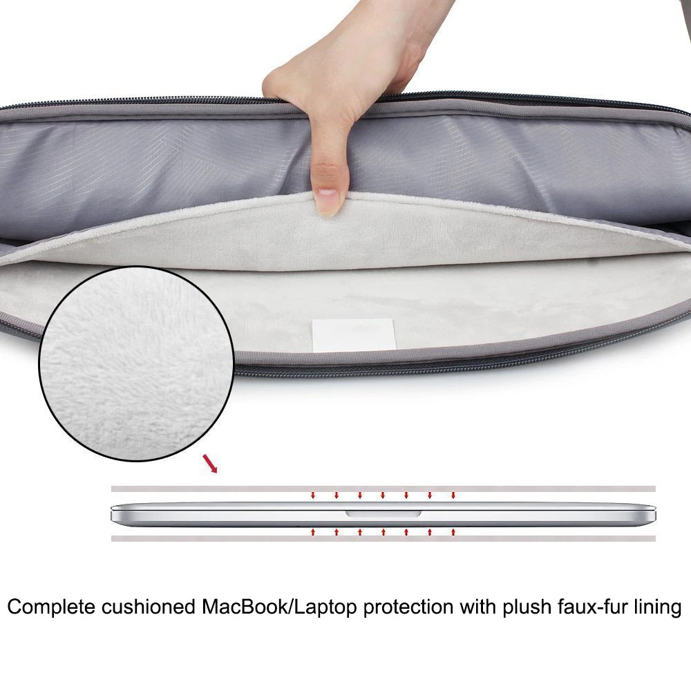 Laptop Protective Case With Shoulder Strap – 15.6 Inch Messenger Bag, Waterproof Briefcase Sleeve For Travel