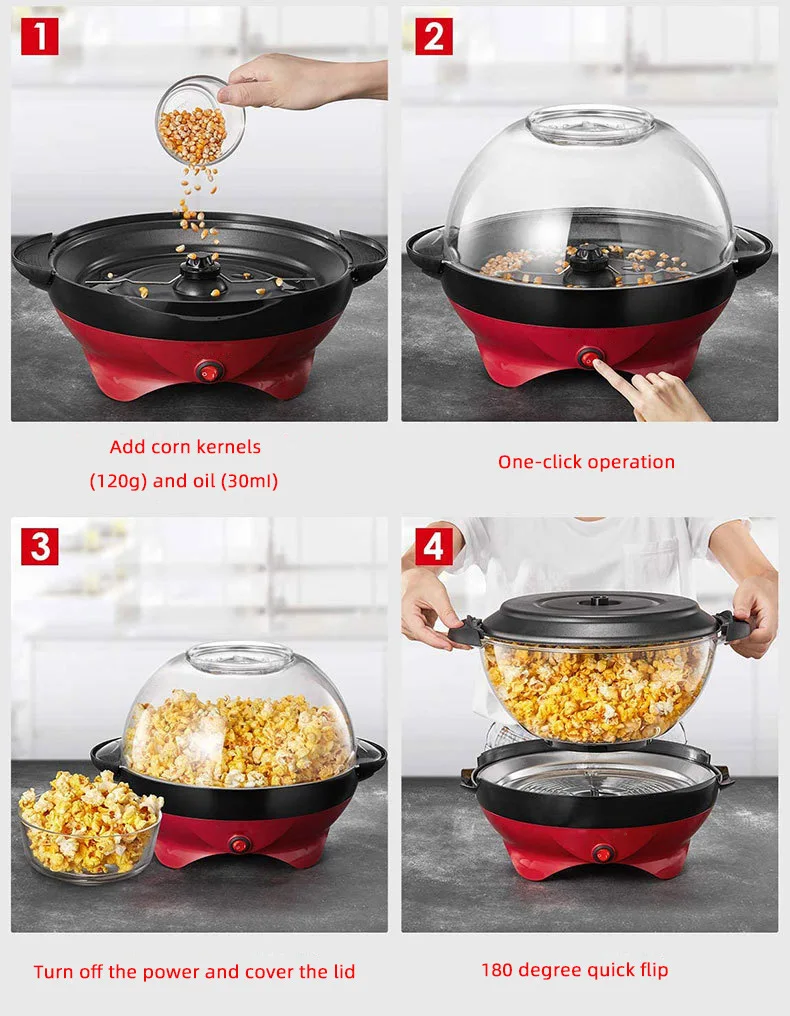 2023 Top 1 Popcorn Machine Machine A Popcorn Kitchen Appliances Machine Popcorn 2