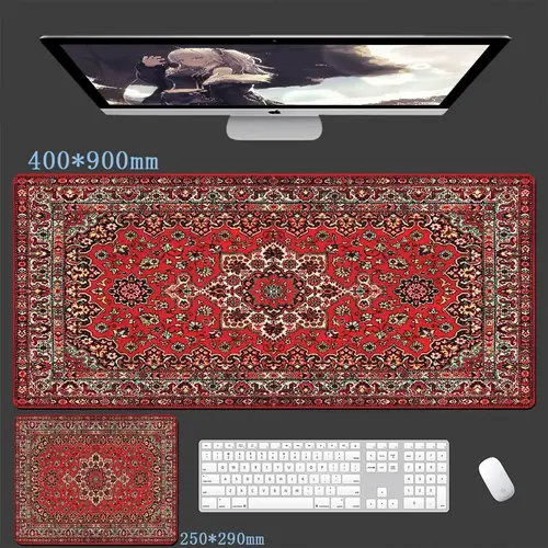 Persian Mouse Pad Large Xxl Big Office Carpet Mouse Mats Gamer Rug Desk Accessories Computer Table Pads Company Speed Extended - Image 8