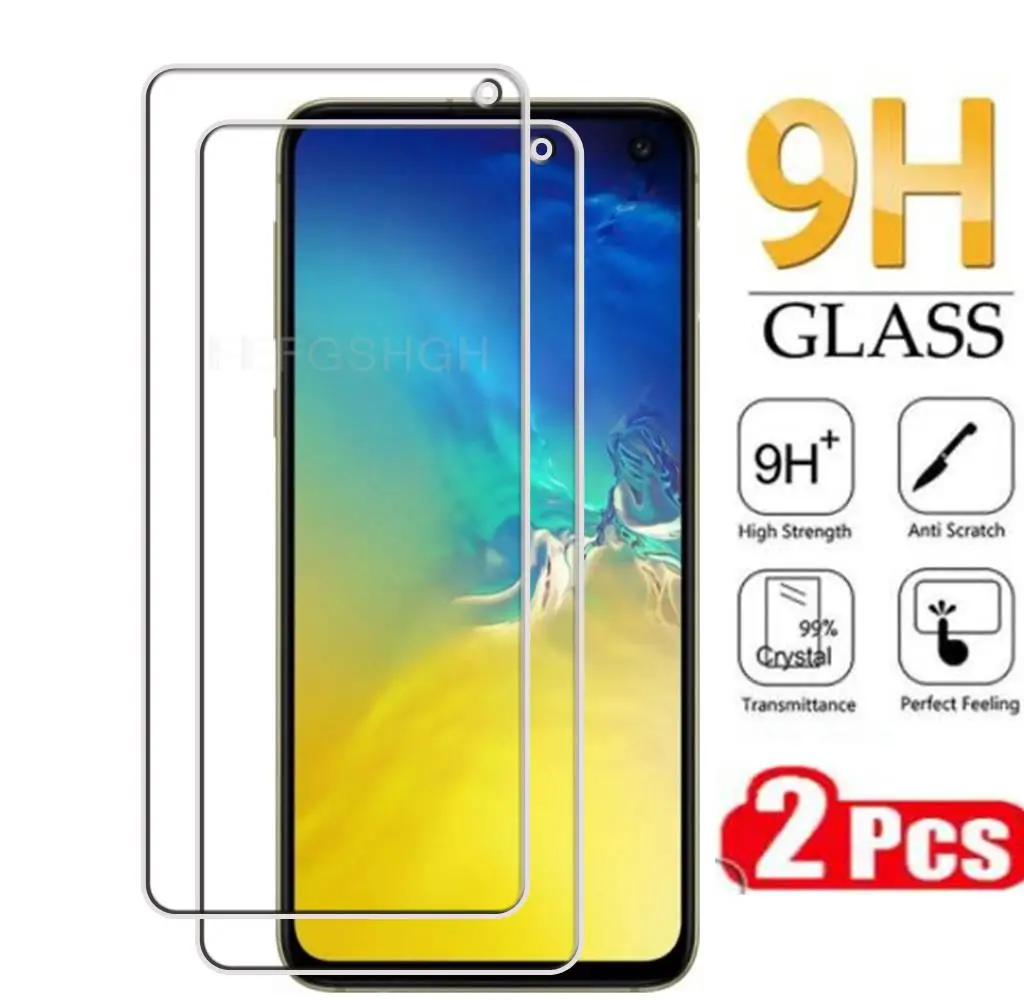 2 шт. защитное закаленное стекло для Samsung Galaxy S10e 5,8 дюйма SM-G970F/DS G970U G970W, защитная пленка для экрана, защитная пленка
