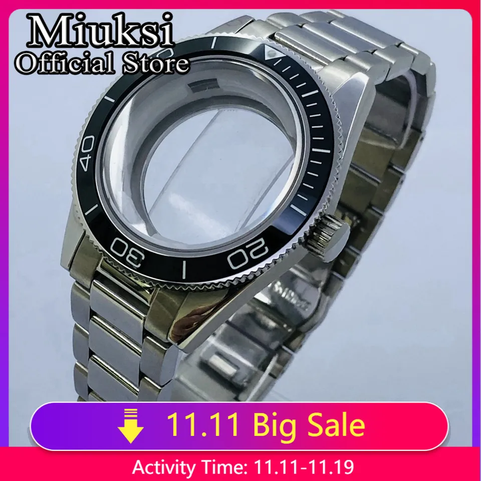 Cassa Orologio Miuksi 36 Mm/40 Mm Zaffiro Adatta NH34 35 36 - Foto 7