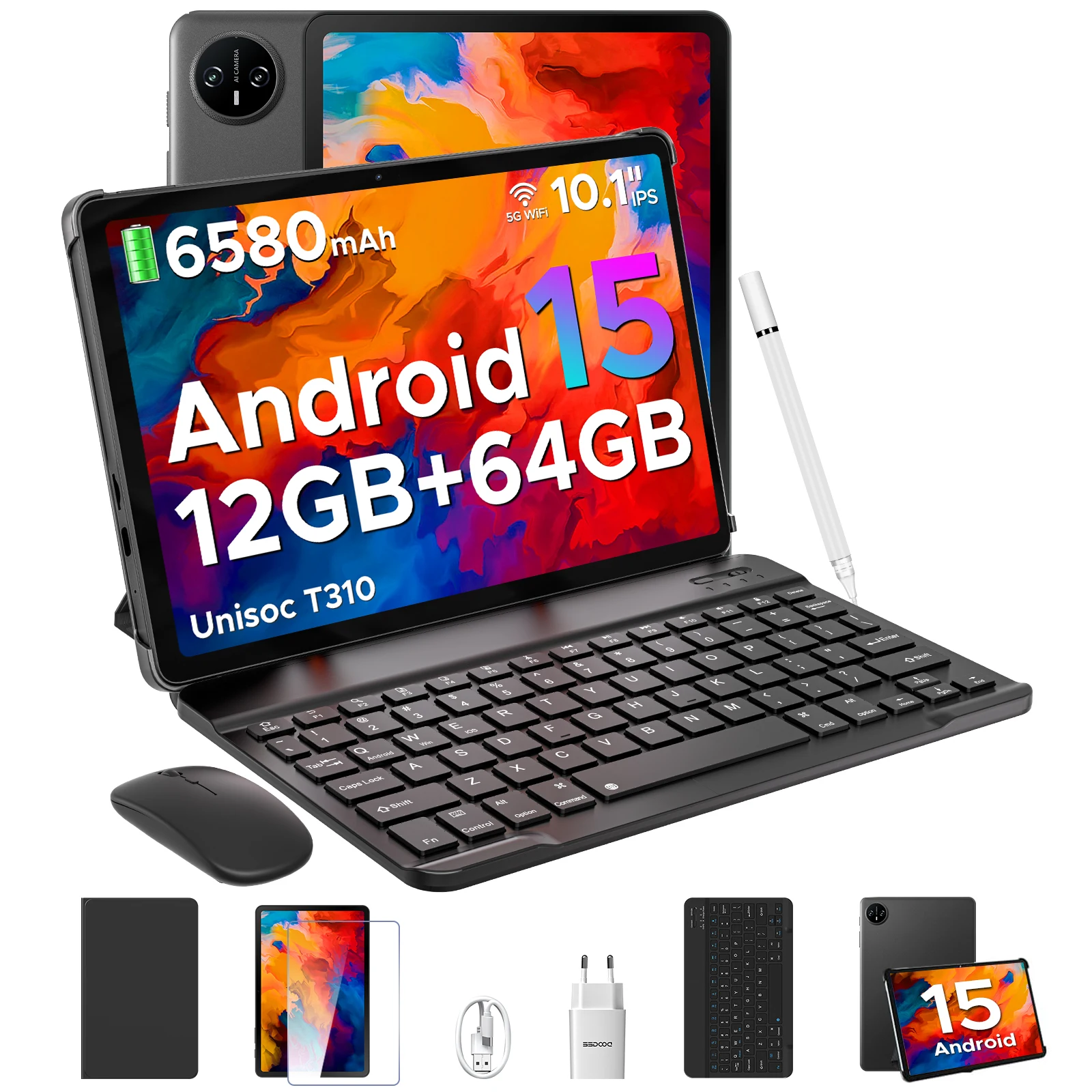 DOOGEE A9 アンドロイド15 タブレット 10インチ、12GB+64GB Amazon.co.jp: 【Android15 タブレット 初登場】DOOGEE A9