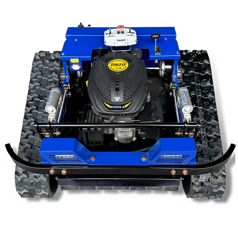 Customized High quality new remote control agriculture brush cutter lawn trimmer robot flail lawn mower 3