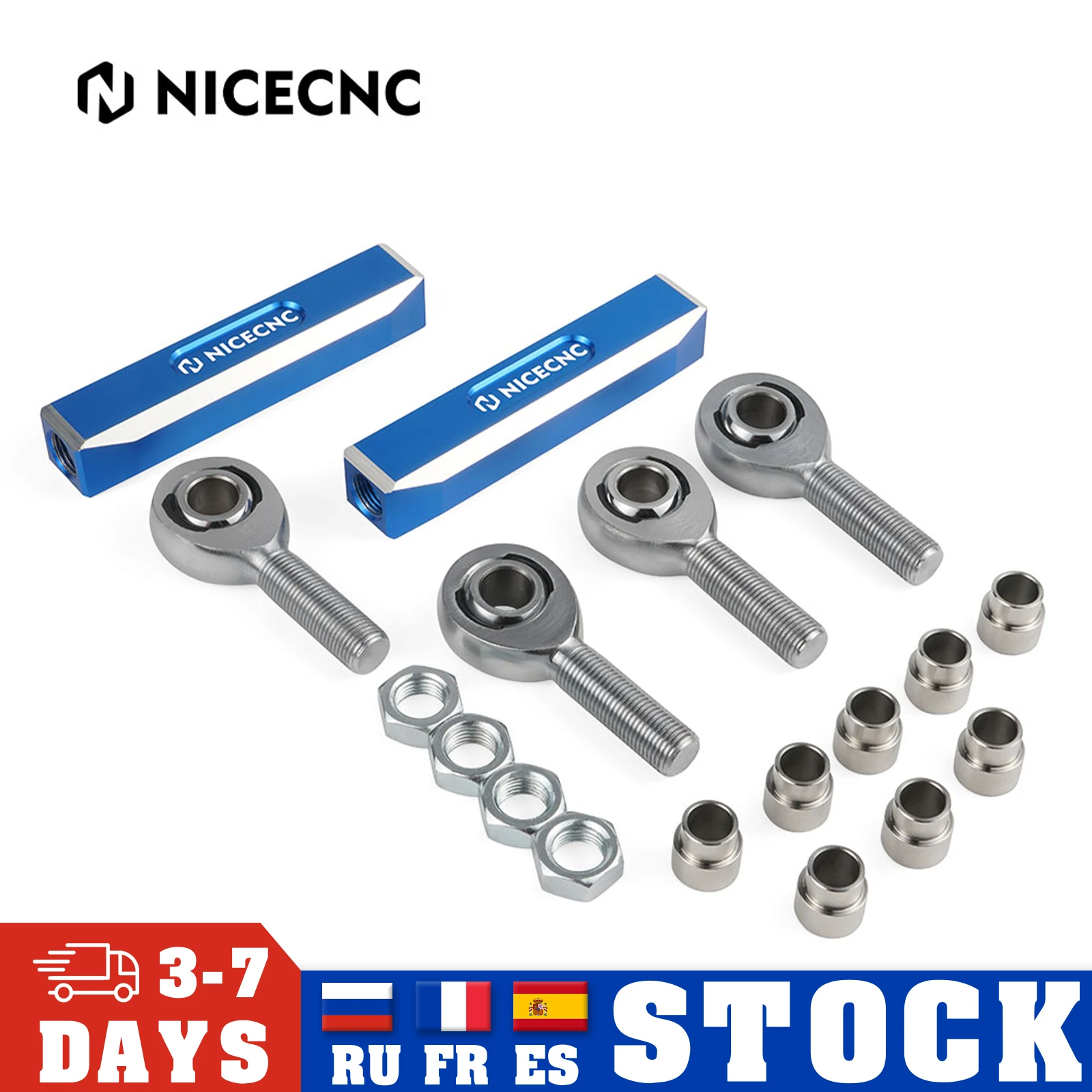 

NICECNC Front Rear Sway Bar Link Kit for Polaris RZR XP 4 TURBO MD RS1 1000 1000S 900 900S 60 INCH GENERAL POL GEN UTV Parts