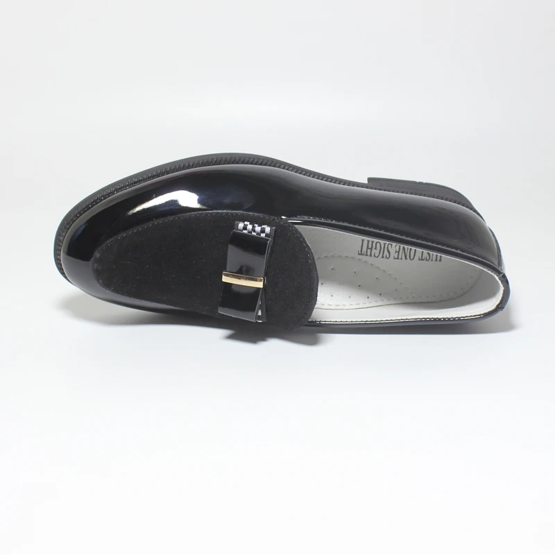 Little Kid Formal Shoes Boys Leather Handmade Loafer Boat-Dress Shoes Lightweight Soft and Comfortable Easy to Slip-On and Off