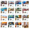 150PCS Mini Test Tube Jigsaw Puzzles Famous Painting Decompression Toy Landamark Puzzle Fridget Puzzle Game Family Decoration 6