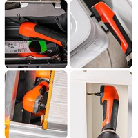 Tournevis d'angle électrique multifonctionnel, couple élevé, angle droit à 90 °, outil manuel, bleu et orange, nouveau, 1PC 5
