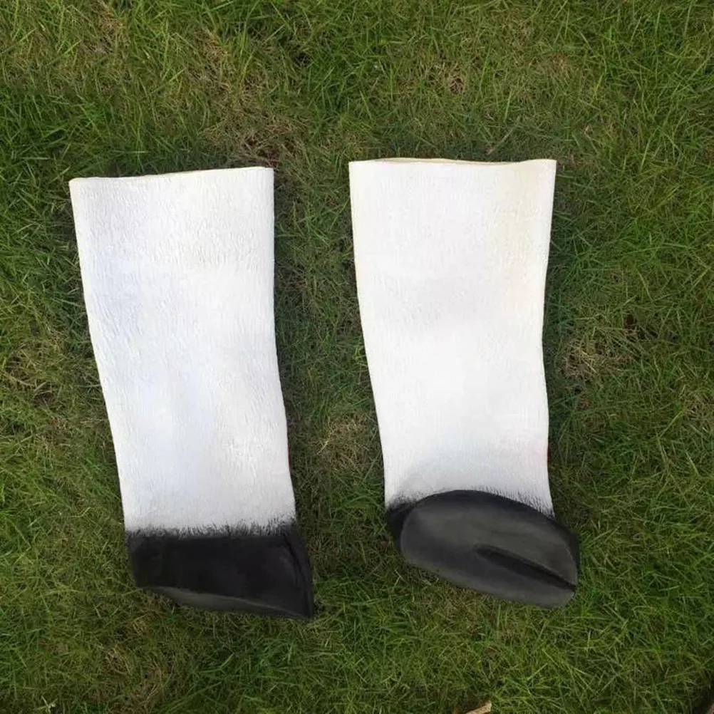 

Unique Design Gloves Adult Costume Props Hooves for Cosplay Clown Party Easter Horse