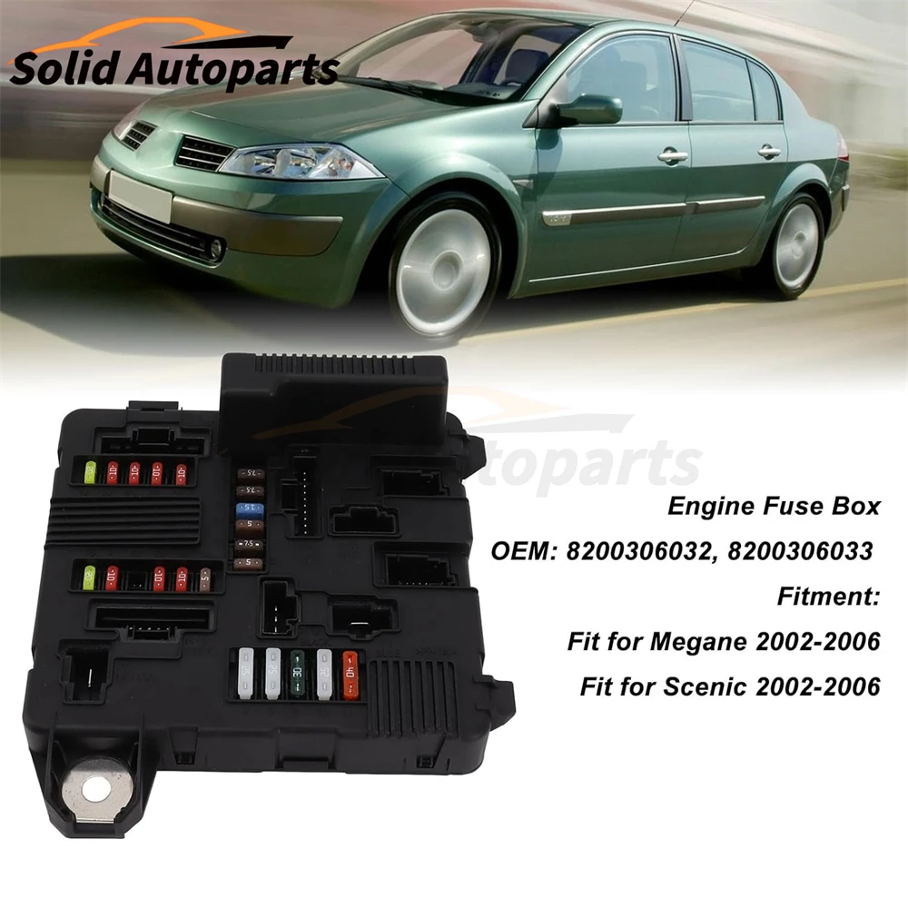 8200306033 Engine Fuse Box For Renault Megane II 1.9 DCI Scenic Scene 2 2002-2006